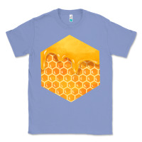 Colony Blue honeycomb fa element Classic Tee - FaDigitalArtStudio