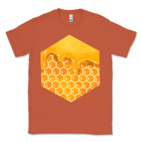 Copper honeycomb fa element Classic Tee - FaDigitalArtStudio