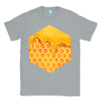 Heather Grey honeycomb fa element Classic Tee - FaDigitalArtStudio