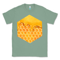 Sage honeycomb fa element Classic Tee - FaDigitalArtStudio