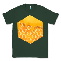 Sports Green honeycomb fa element Classic Tee - FaDigitalArtStudio