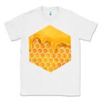 White honeycomb fa element Classic Tee - FaDigitalArtStudio