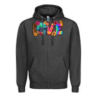 Charcoal Heather turtle love Zipper Hoodie - RanaPortraitStore