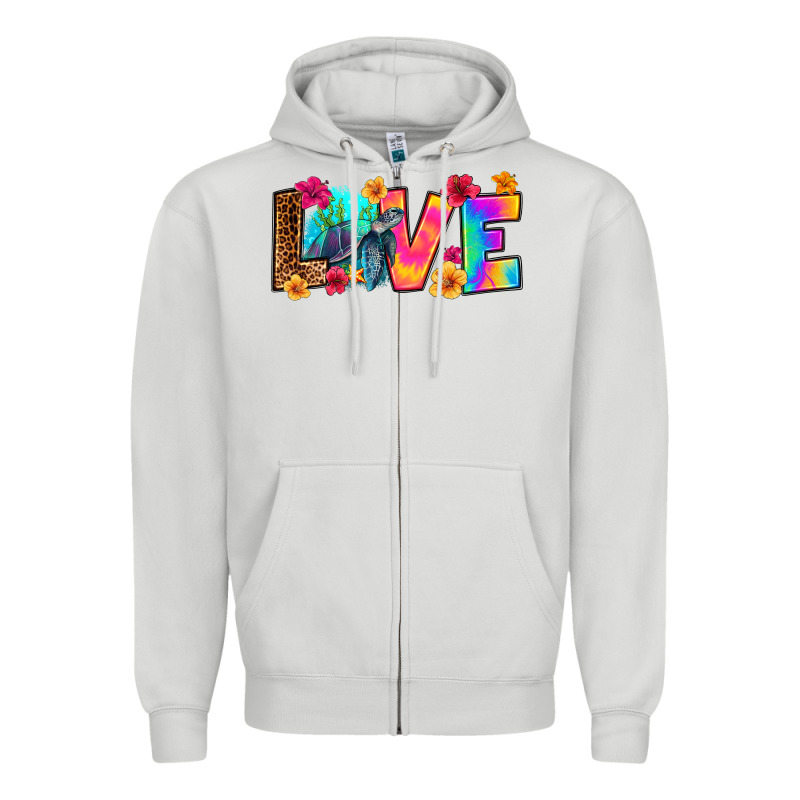 Turtle Love Zipper Hoodie by RanaPortraitStore | Teevron