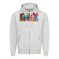 Dove Grey turtle love Zipper Hoodie - RanaPortraitStore