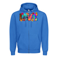 True Royal turtle love Zipper Hoodie - RanaPortraitStore