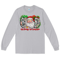 Moon Dust with god all things are possible santa Long Sleeve Tee - CowhideDigitalArt