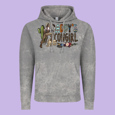 Daddy's Girl Vintage Hoodie Designed By Sublimationcraftshop