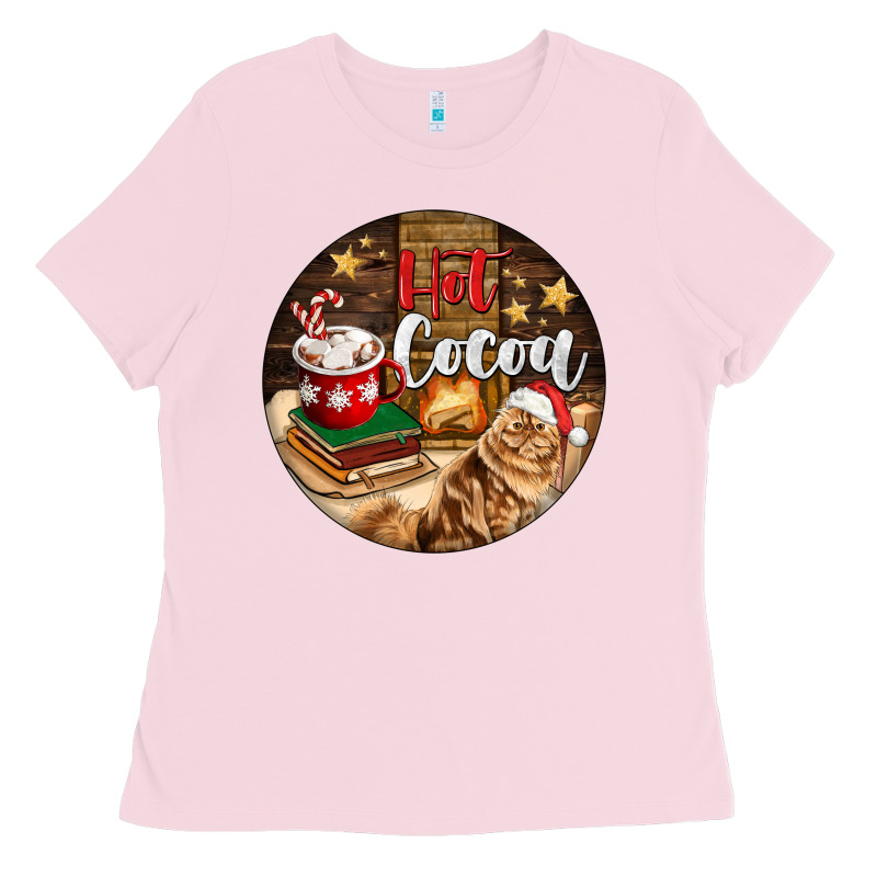 Hot Cocoa With Cat Ladies Tee by FaDigitalArtStudio | Teevron