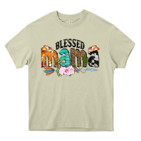 Mossy Blessed Mama Heavy Core Tee - CowCowDesign