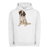 Pigment Lunar Rock saint bernard Urban Hoodie - RanaPortraitStore