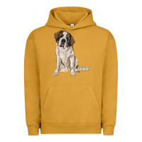 Pigment Peanut Butter saint bernard Urban Hoodie - RanaPortraitStore