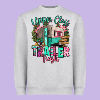 Upper Class Trailer Trash Heavyweight Sweatshirt Designed By Ranaportraitstore