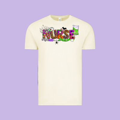 Halloween Nurse Vintage Tee Designed By Bundleandbundleshop