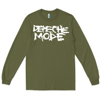Army Green depeche mode Long Sleeve Tee - artisFamous