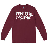 Burgundy depeche mode Long Sleeve Tee - artisFamous