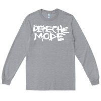 Heather Grey depeche mode Long Sleeve Tee - artisFamous