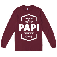 Burgundy Papi Genuine Long Sleeve Tee - artisFamous