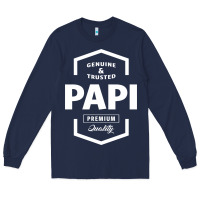 Navy Papi Genuine Long Sleeve Tee - artisFamous