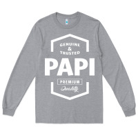 Heather Grey Papi Genuine Long Sleeve Tee - artisFamous