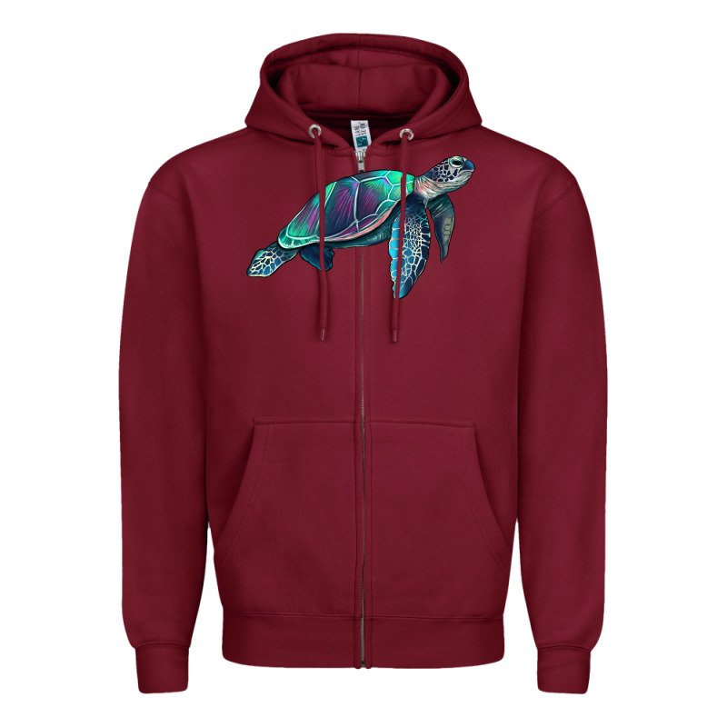 Turtle Zipper Hoodie by RanaPortraitStore | Teevron