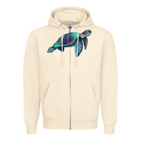 Sandshell turtle Zipper Hoodie - RanaPortraitStore