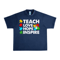 Teach Love Hope Inspire Urban Heavy Tee | Teevron
