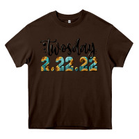 Chocolate Brown 2 22 22 twosday Heavy Core Tee - RanaPortraitStore