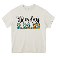 Cream 2 22 22 twosday Heavy Core Tee - RanaPortraitStore