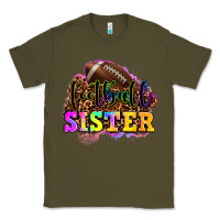 Army Green football sister Classic Tee - OliviaCreatesArt