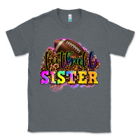Charcoal Heather football sister Classic Tee - OliviaCreatesArt
