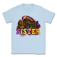 Dusty Blue football sister Classic Tee - OliviaCreatesArt