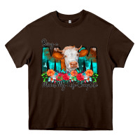 Chocolate Brown Being a Mom Makes My Life Complete Heavy Core Tee - CowCowDesign