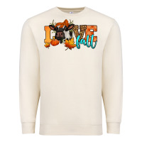 Sandshell love fall holstein cow Premium Sweatshirt - Jasminsmagicworld