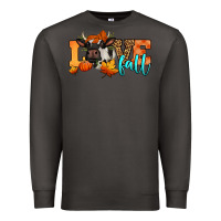 Smoke love fall holstein cow Premium Sweatshirt - Jasminsmagicworld