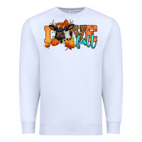 White love fall holstein cow Premium Sweatshirt - Jasminsmagicworld