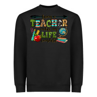 Black being a teacher makes my life complete Heavyweight Sweatshirt - RanaPortraitStore