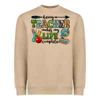 Mushroom being a teacher makes my life complete Heavyweight Sweatshirt - RanaPortraitStore