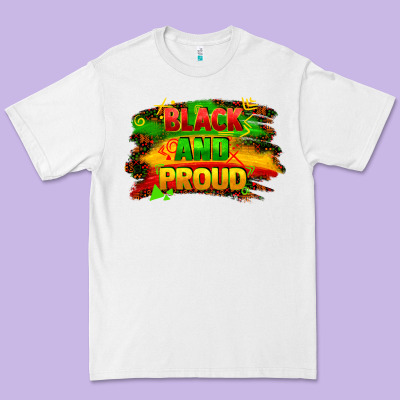 Black And Proud Premium Tee Designed By Fadigitalartstudio