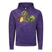 Cloud Purple Artichoke Vintage Hoodie - LillyAllenDesigns