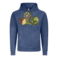 Vintage Denim Artichoke Vintage Hoodie - LillyAllenDesigns
