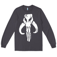 Smoke mandorian skull Long Sleeve Tee - artisFamous