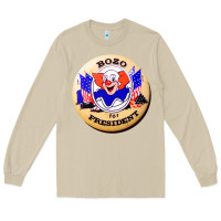 Mushroom bozo for president Long Sleeve Tee - artisFamous