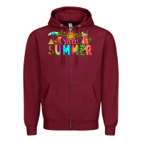 Burgundy sweet summer Zipper Hoodie - RanaPortraitStore