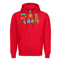 Red sweet summer Zipper Hoodie - RanaPortraitStore