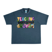 Midnight Navy Teaching Lucky Charms Urban Heavy Tee - CowhideDigitalArt