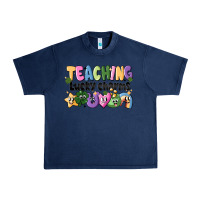 Navy Teaching Lucky Charms Urban Heavy Tee - CowhideDigitalArt