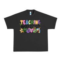 Pigment Black Teaching Lucky Charms Urban Heavy Tee - CowhideDigitalArt