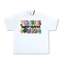 White Teaching Lucky Charms Urban Heavy Tee - CowhideDigitalArt