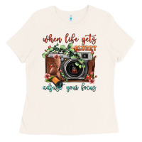 Bone When Life Gets Blurry Adjust Your Focus Vintage Camera Ladies Tee - FaDigitalArtStudio